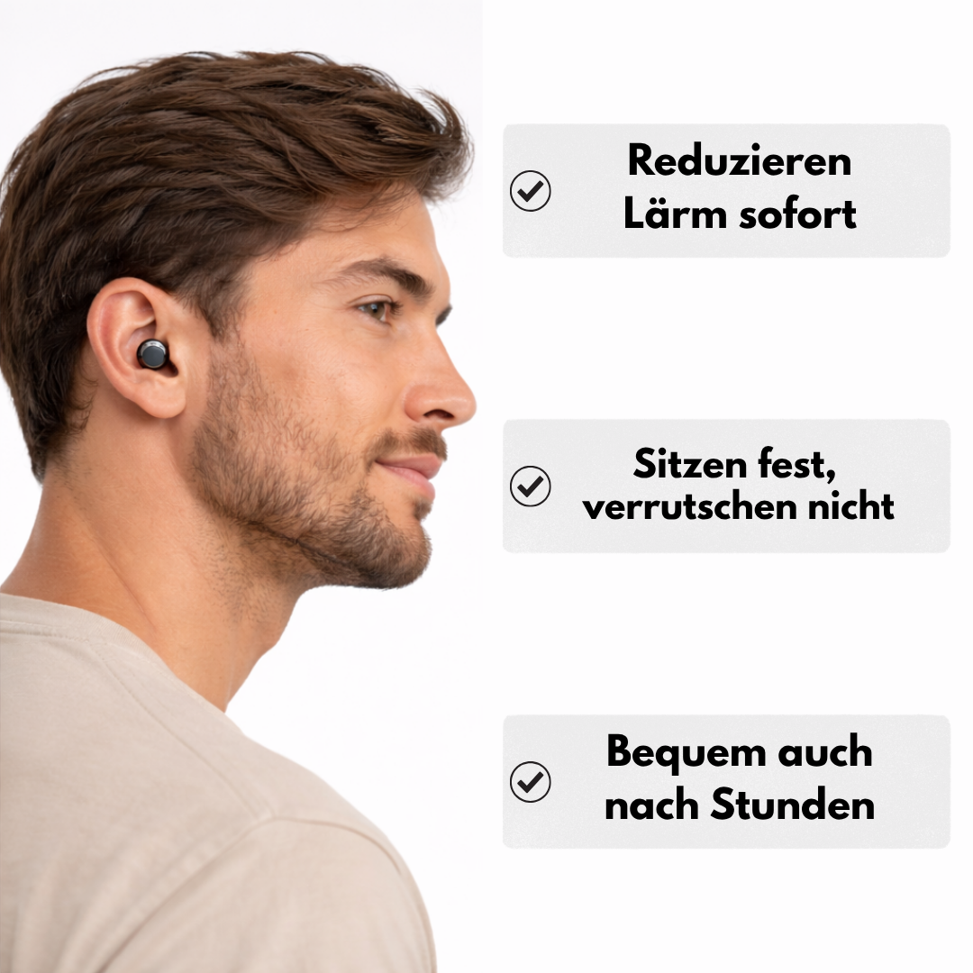Lärmreduzierende Ohrstöpsel